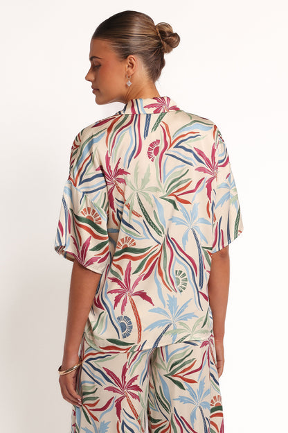 Illoura Short Sleeve Shirt - Tahitian Tide