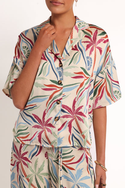 Illoura Short Sleeve Shirt - Tahitian Tide
