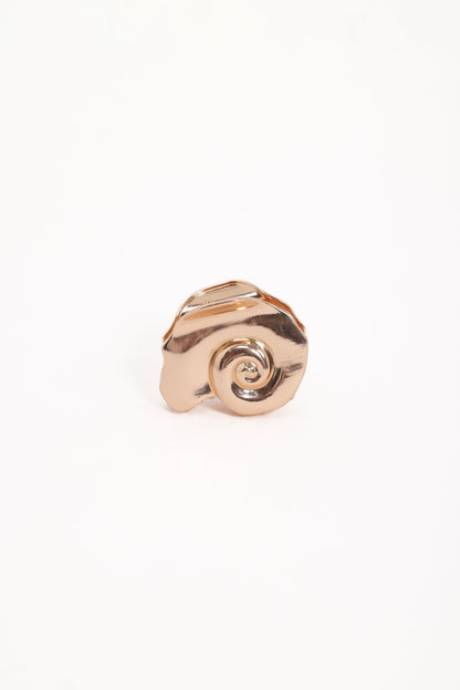 Indy Shell Hair Clip - Gold