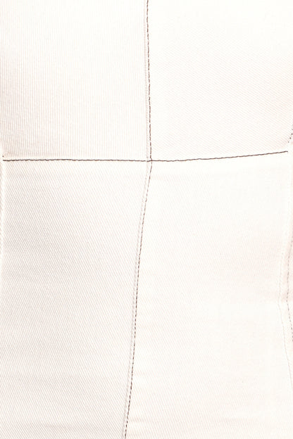 Isley Mini Dress - White Denim