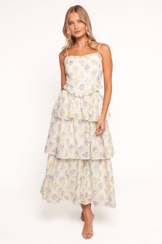 Iveta Midi Dress - Multi Floral