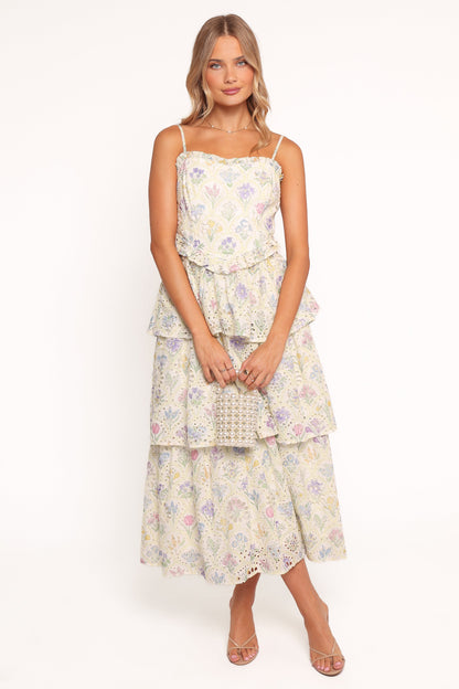 Iveta Midi Dress - Multi Floral