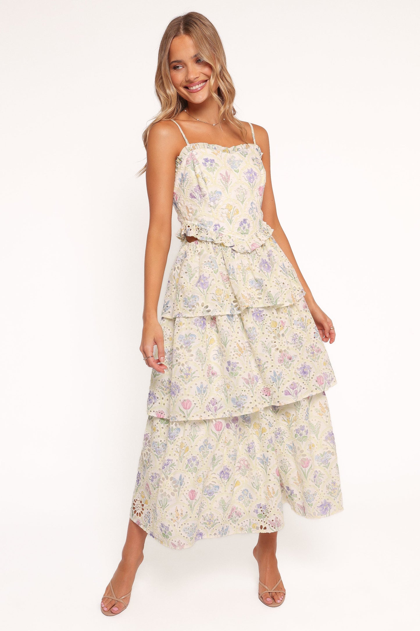 Iveta Midi Dress - Multi Floral