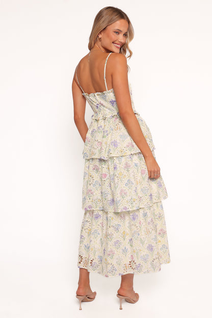 Iveta Midi Dress - Multi Floral