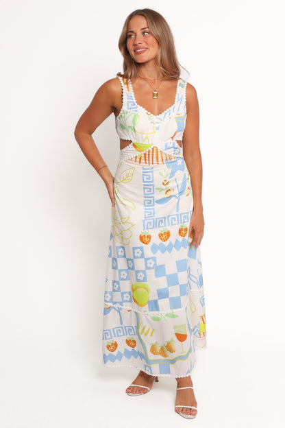 Janina Maxi Dress - Multi Print