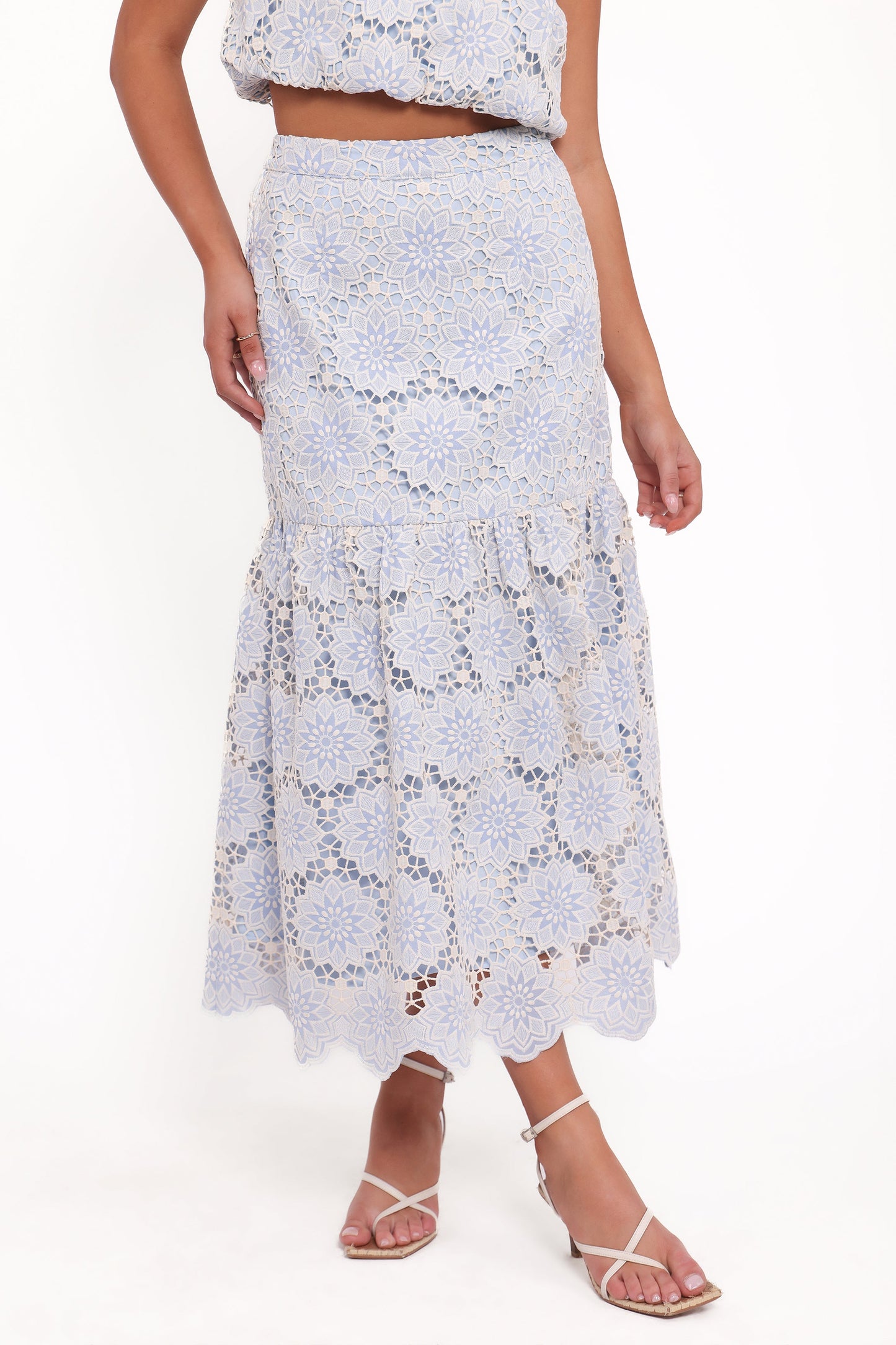 Jennie Skirt Set - Blue