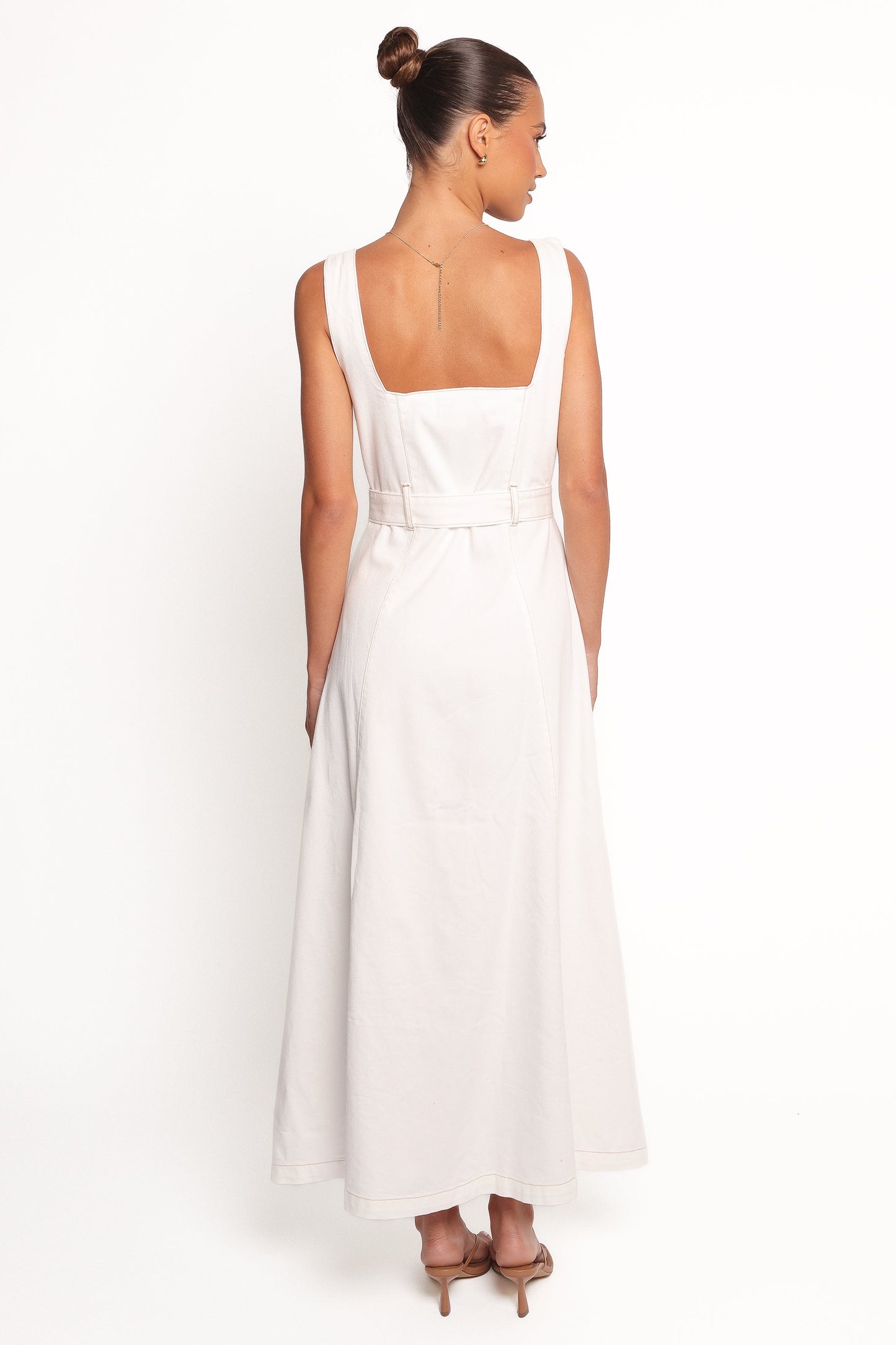 Jennings Midi Dress - White