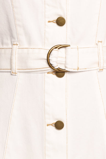 Jennings Midi Dress - White