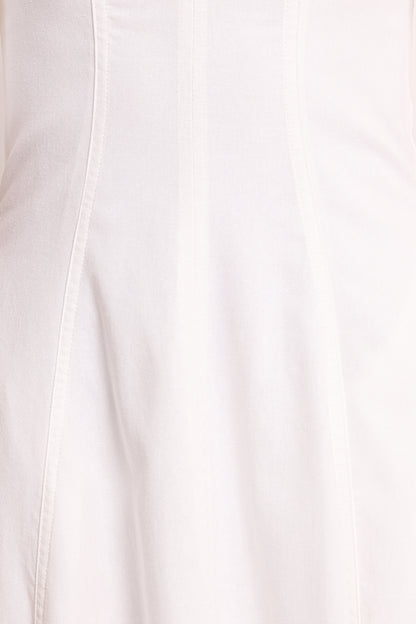 Jensen Off Shoulder Midi Dress - Ivory