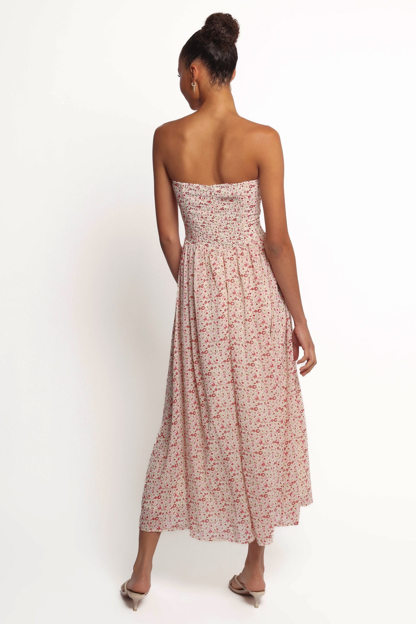 Jody Strapless Maxi Dress - Floral