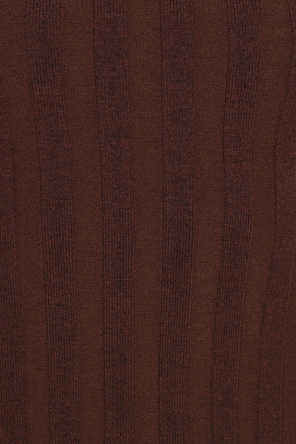 Jolene Long Sleeve Maxi Dress - Brown