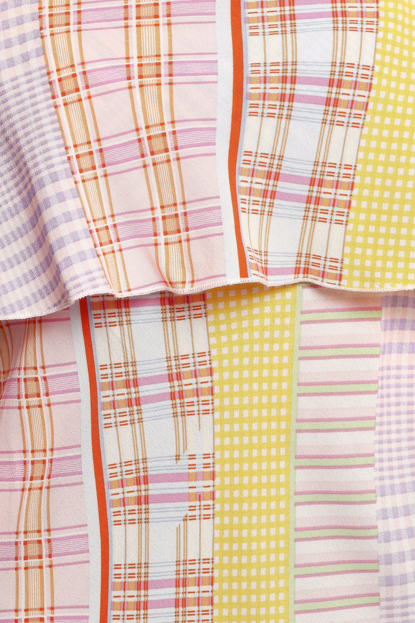 Junia Mini Dress - Pink Plaid