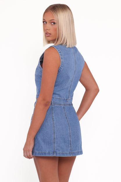 Karish Skirt Set - Medium Denim