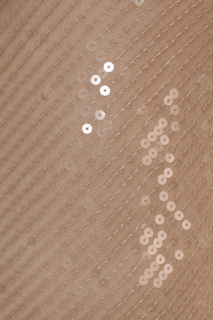 Karley Sequin Maxi Dress - Beige