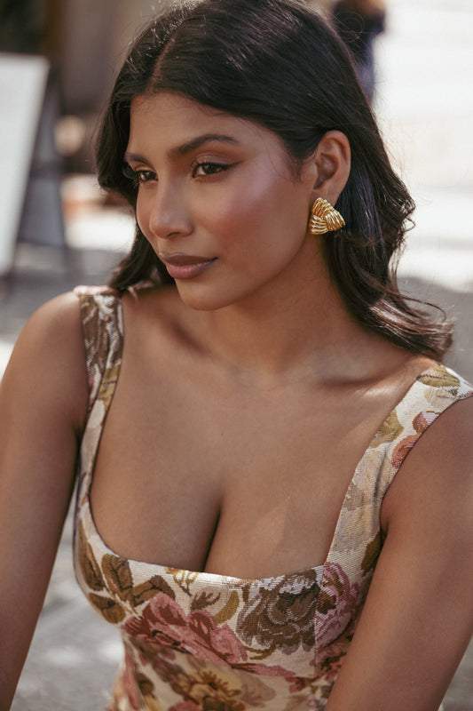 Katana Earrings - Gold