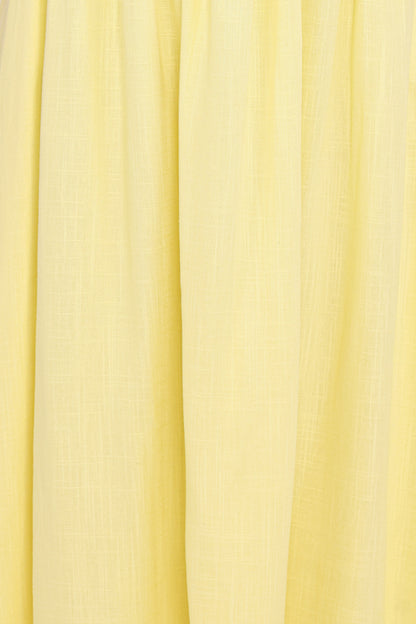 Kayt Strapless Dress - Butter Yellow