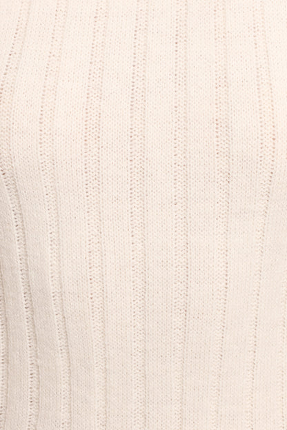 Kellie Knit Midi Dress - White