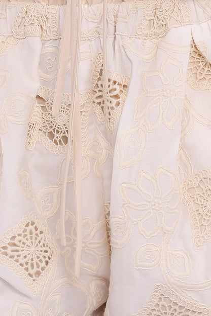 Khylani Short Set - Cream