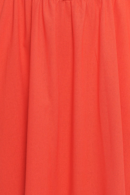 Kinslee Midi Dress - Coral