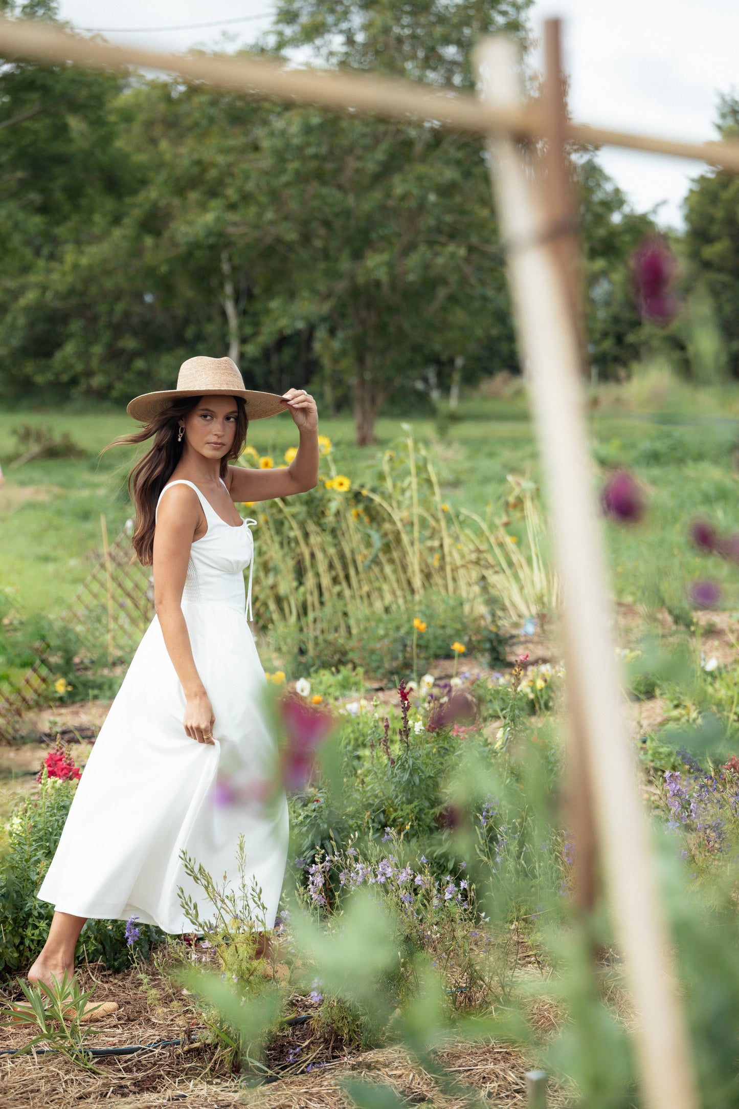 Kinslee Midi Dress - White