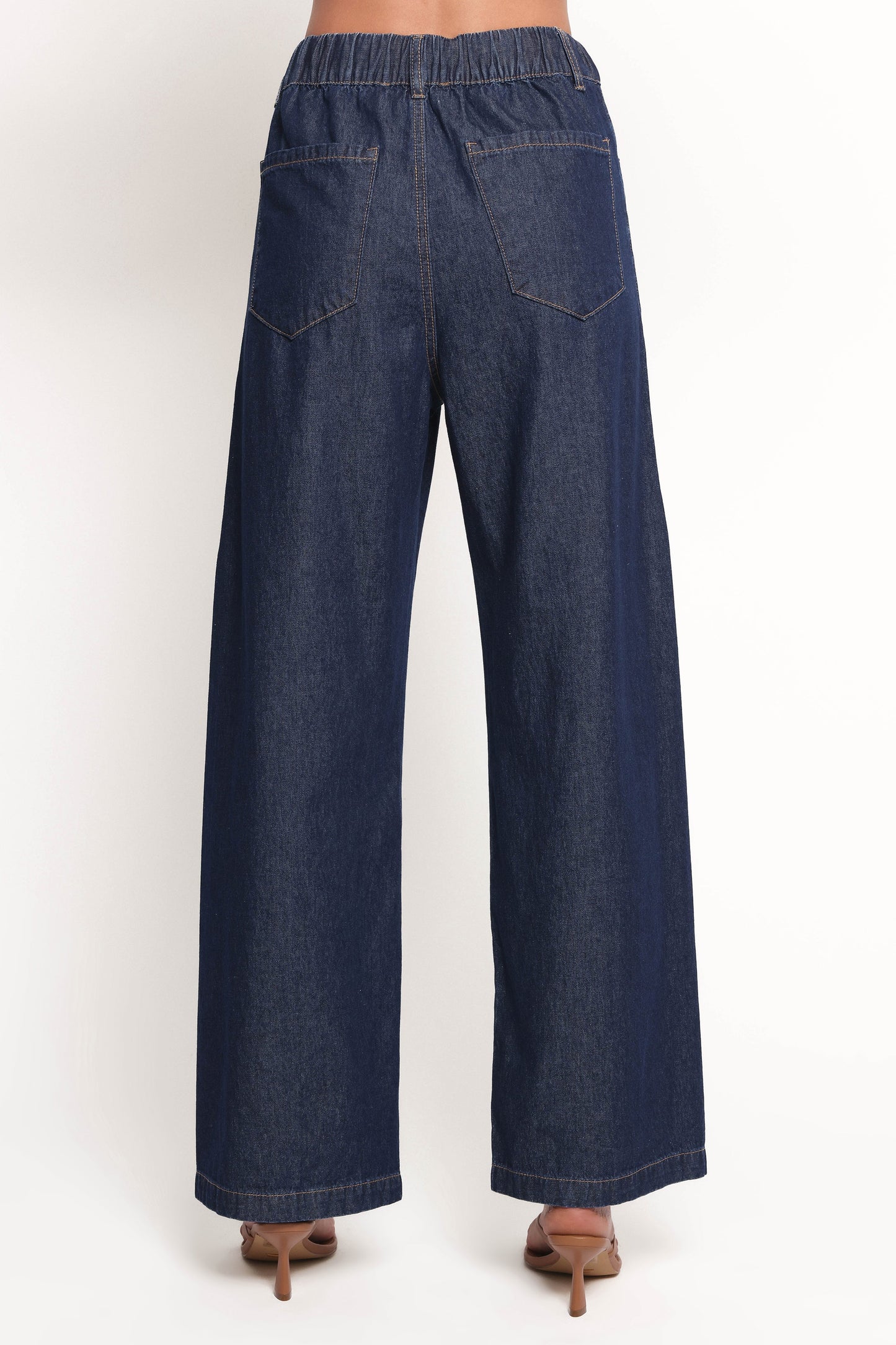 Kirie Wide Leg Denim Pant - Indigo