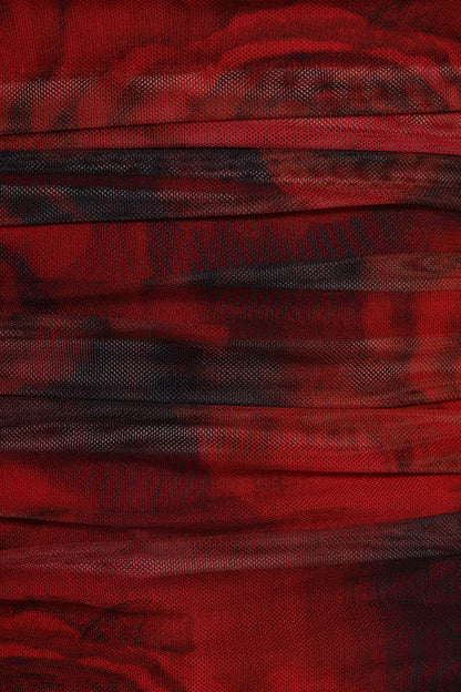 Koa Off Shoulder Top - Rose Print