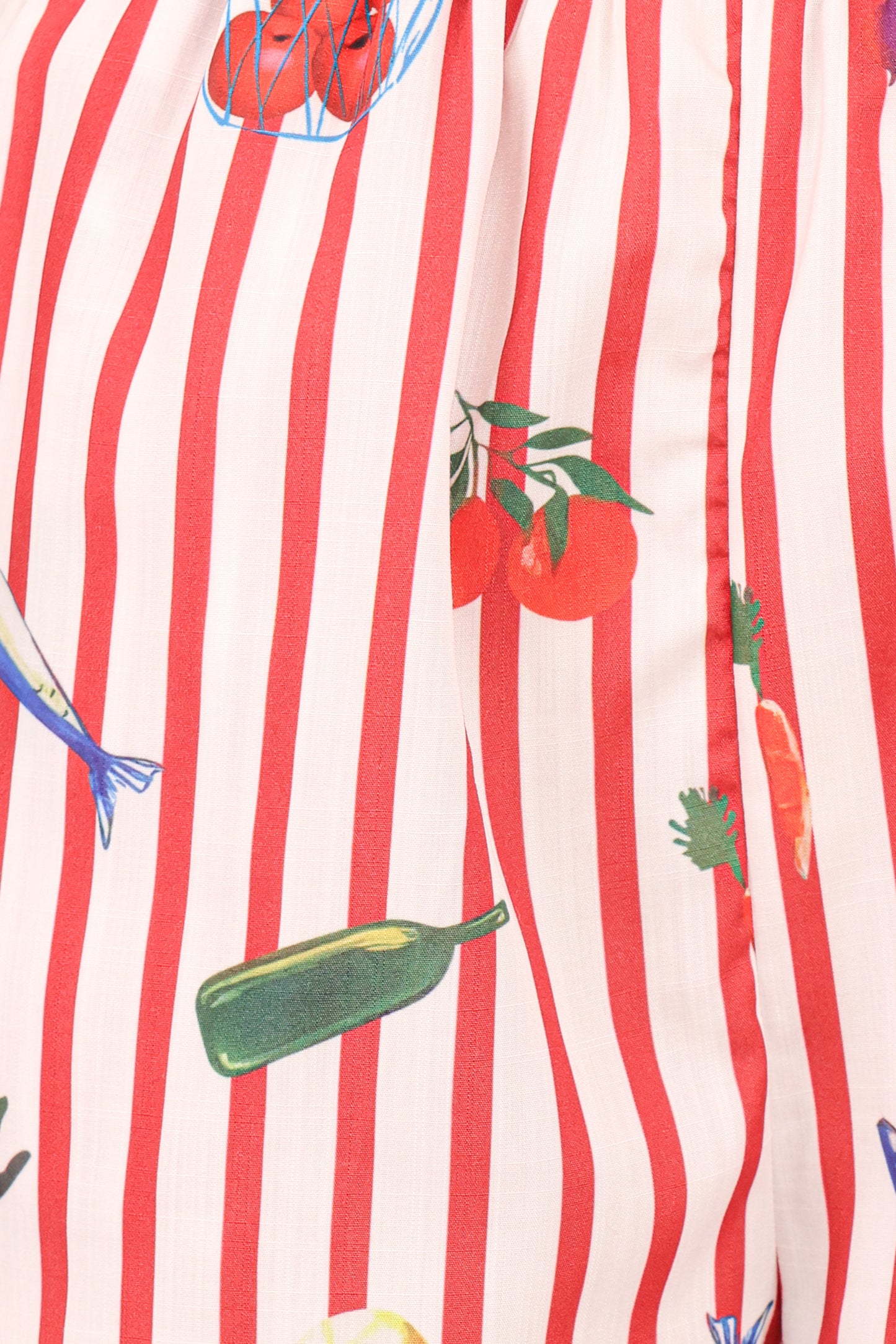 Krystal Short Set - Red Stripe