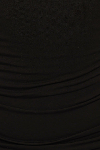 Lainey Twist Knit Top - Black