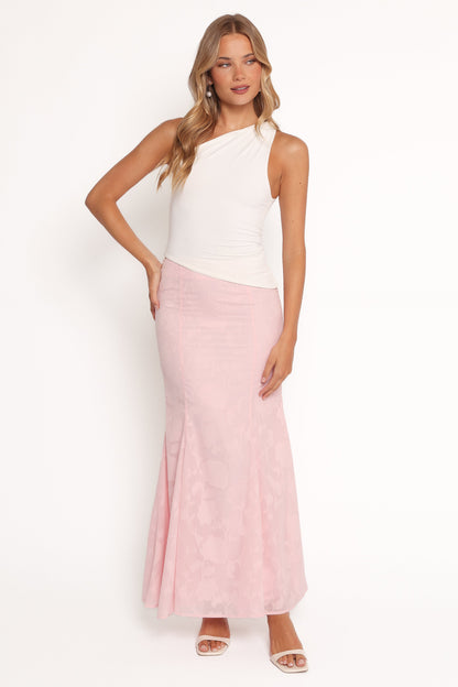 Larina Maxi Skirt - Pink