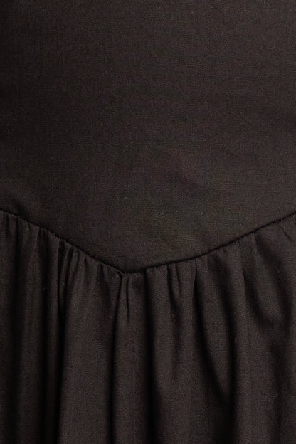 Larson Midi Dress - Black