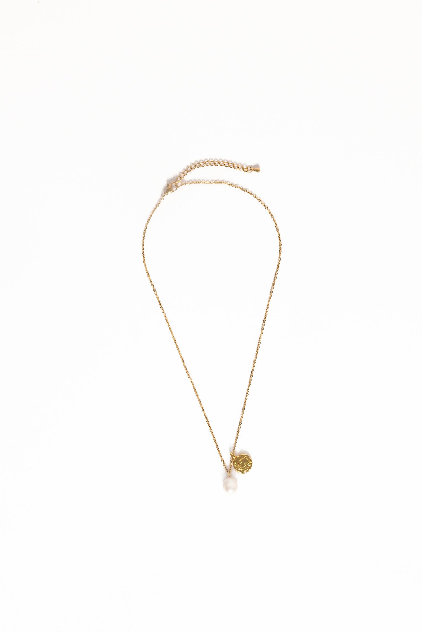 Lavinia Necklace - Gold/Pearl