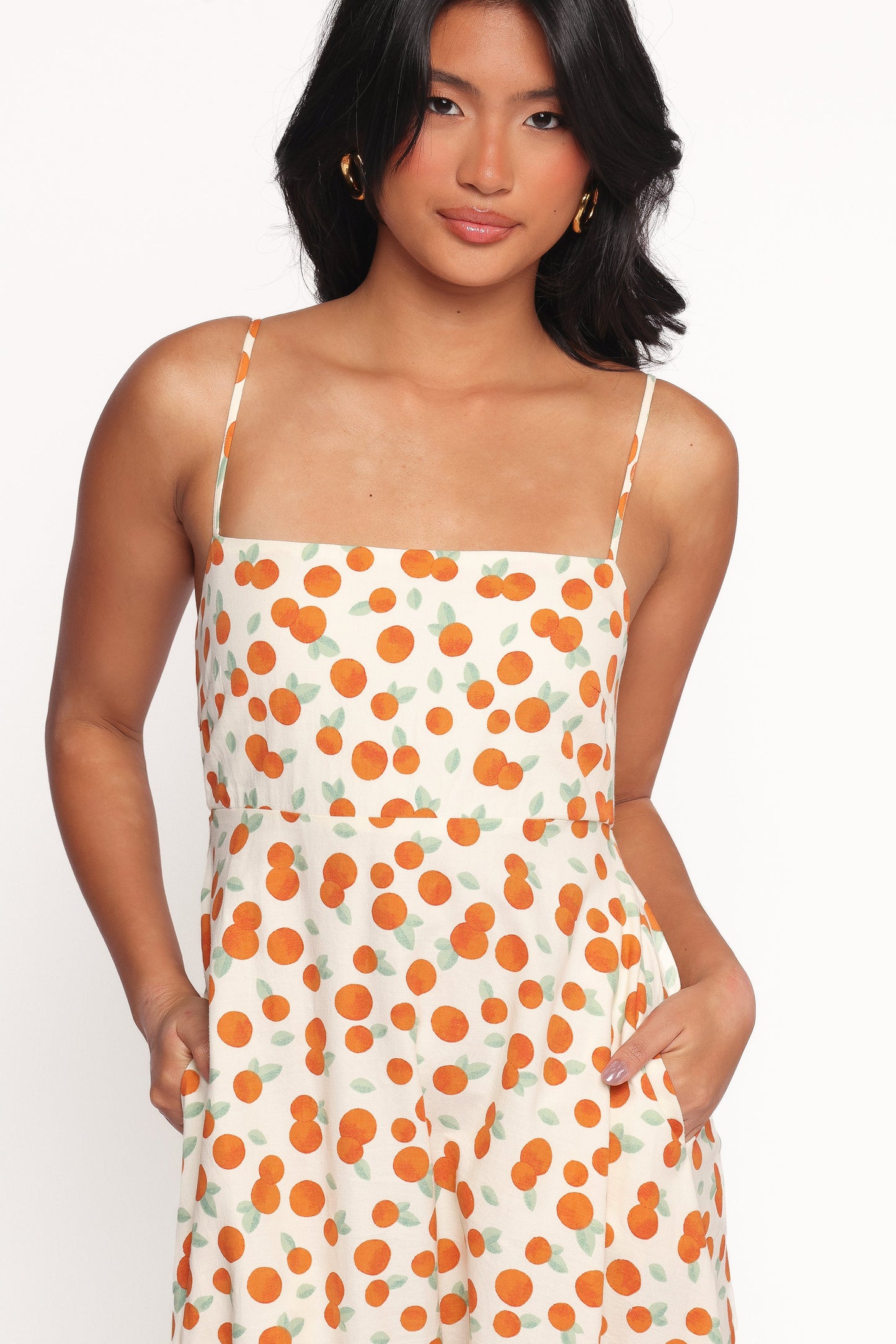 Leah Maxi Dress - Clementine Print