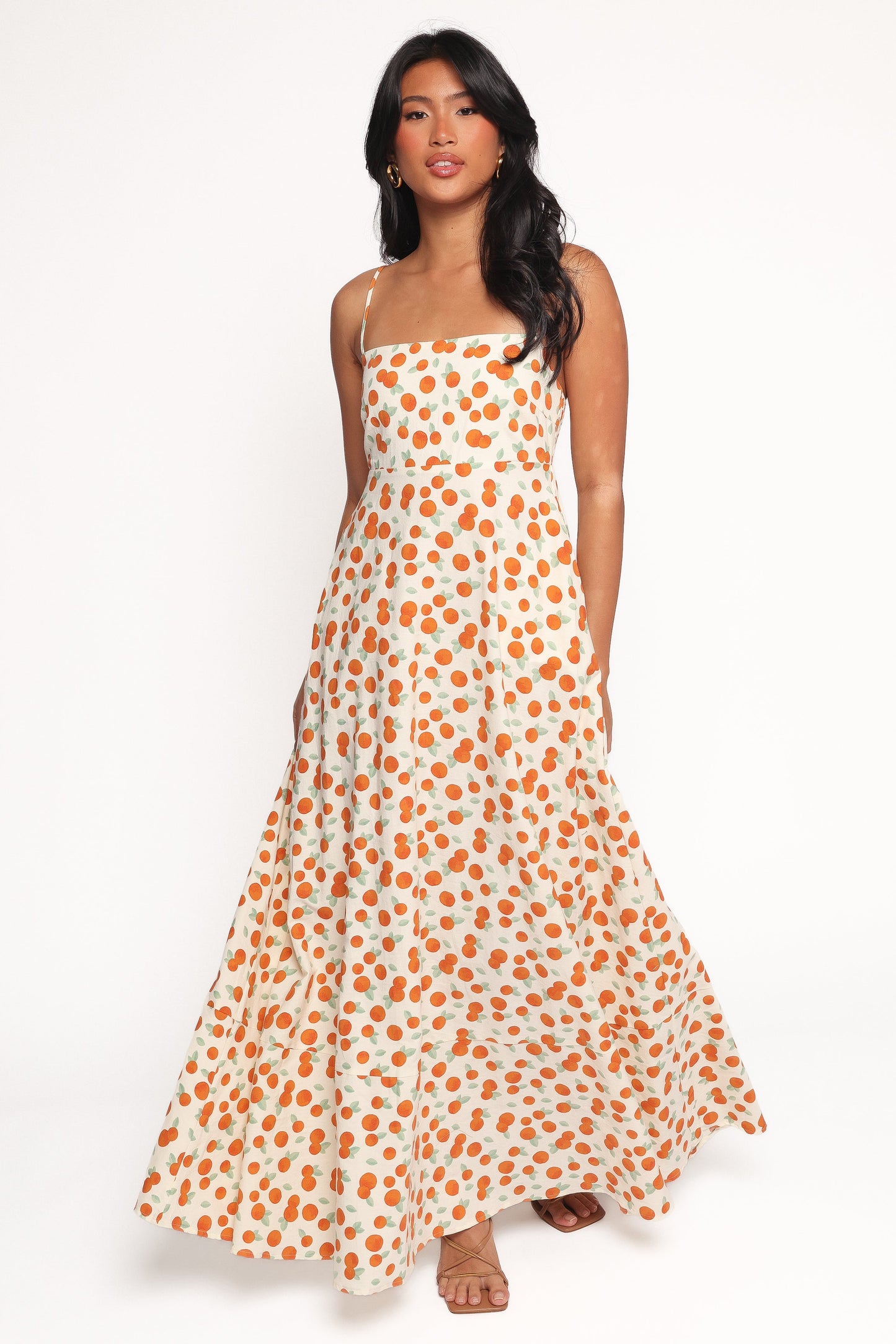 Leah Maxi Dress - Clementine Print