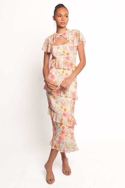 Leila Maxi Dress - Peony