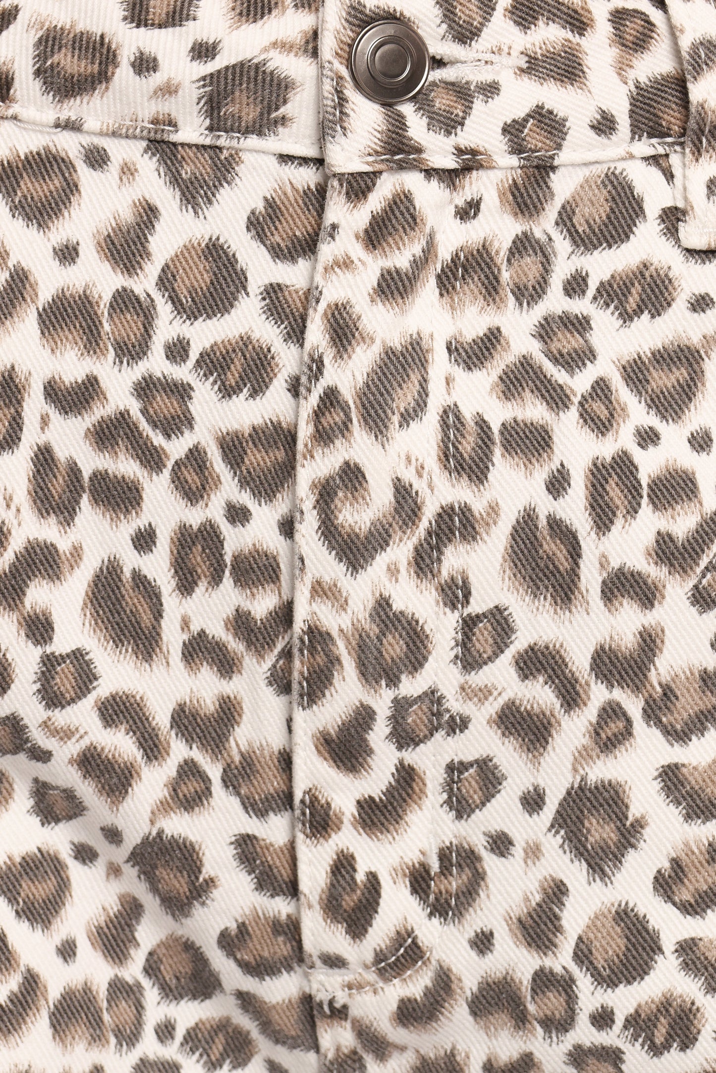 Leila Printed Wide Leg Jean - Leopard