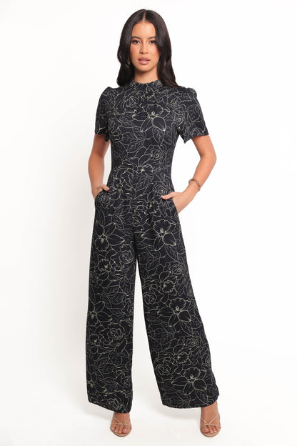 Lemao Jumpsuit - Black White