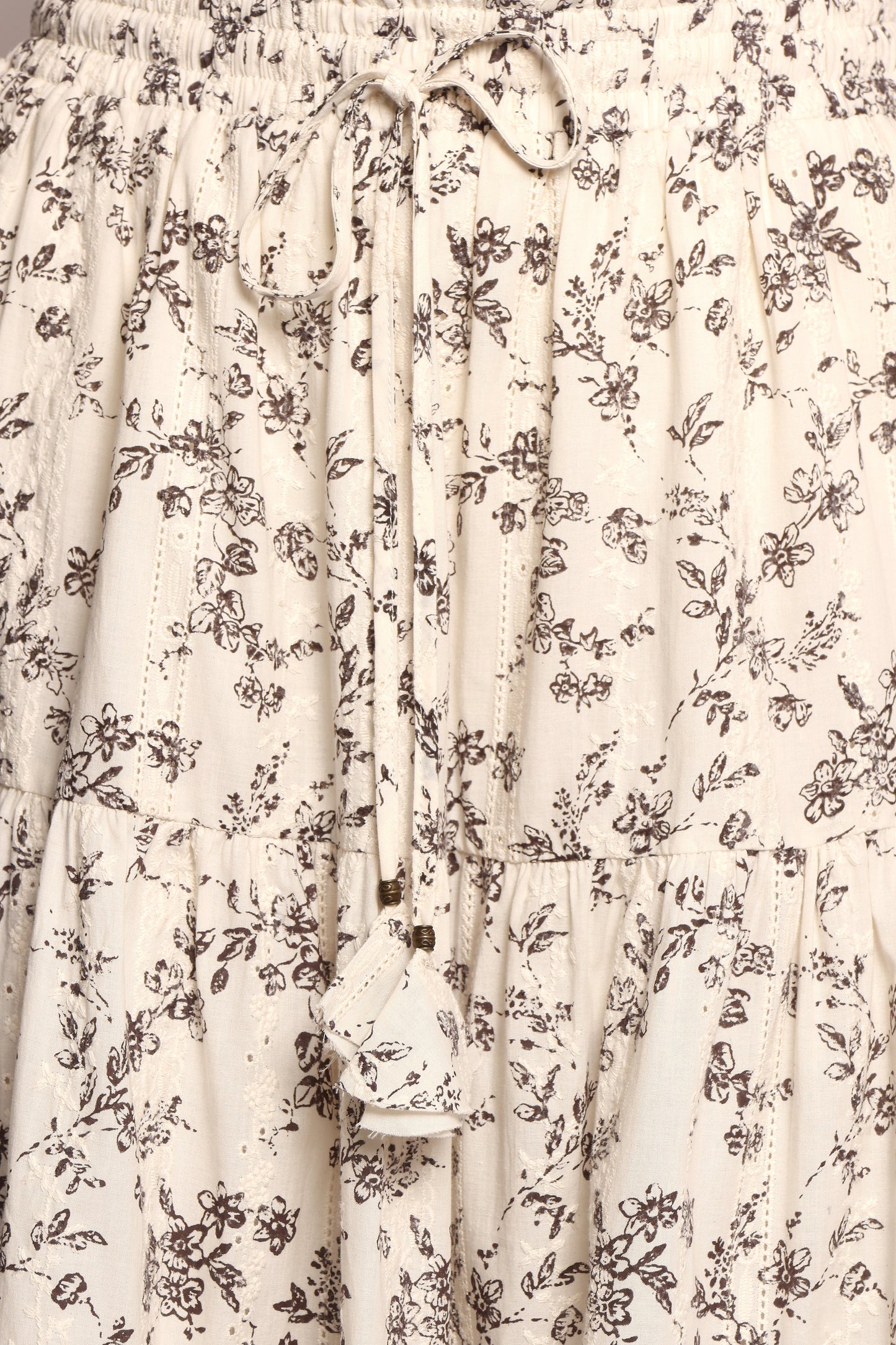 Lennon Maxi Skirt - Brown Ivory