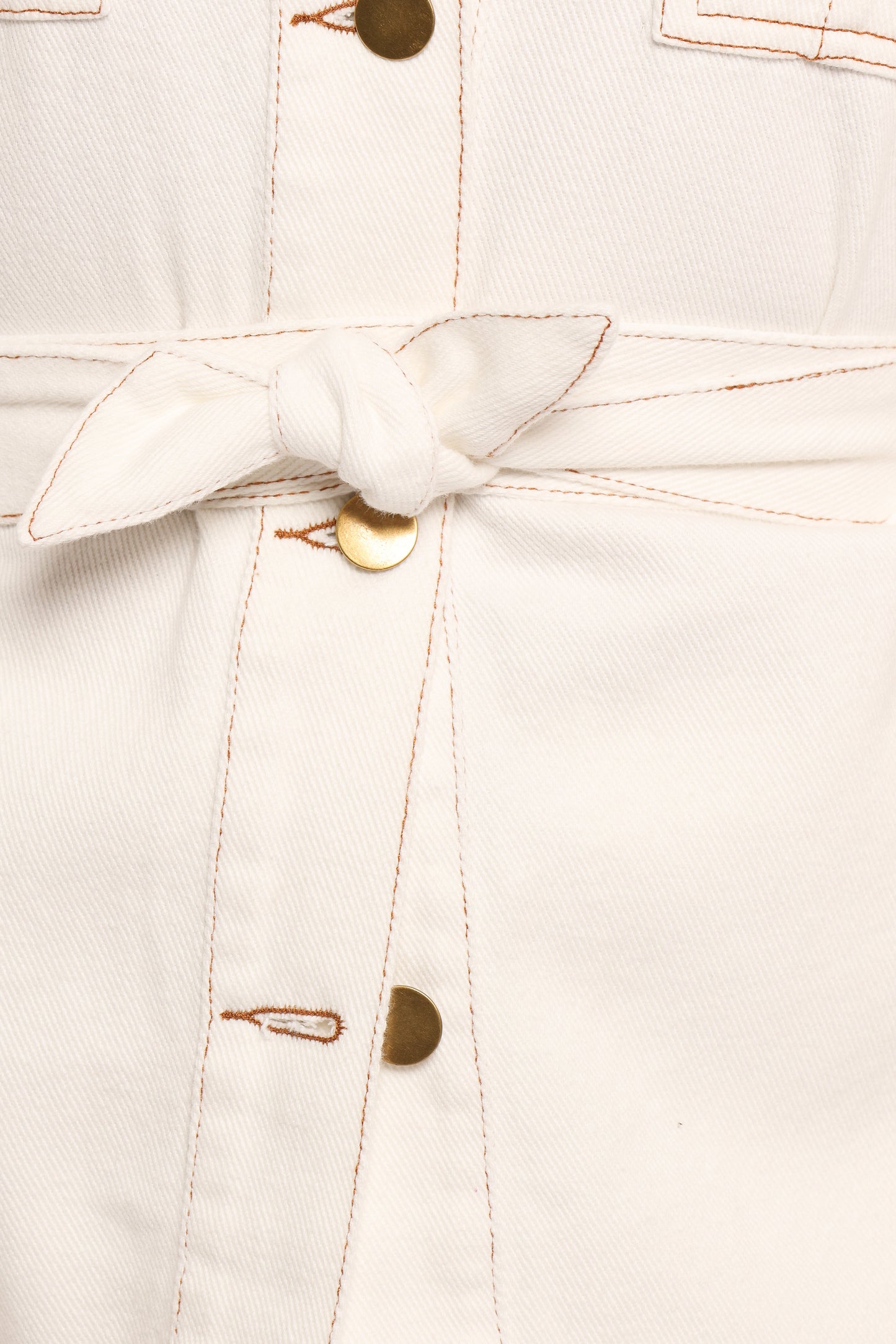 Lepal Denim Shirt - White