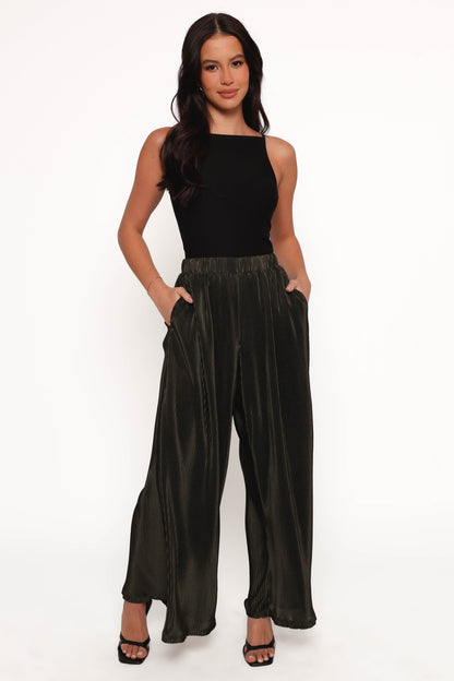 Leria Wide Pant - Olive