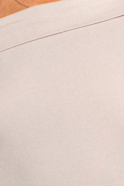 Liah Off Shoulder Knit Top - Grey