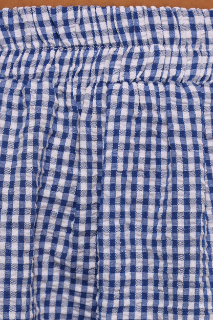 Libby Shorts - Navy Gingham