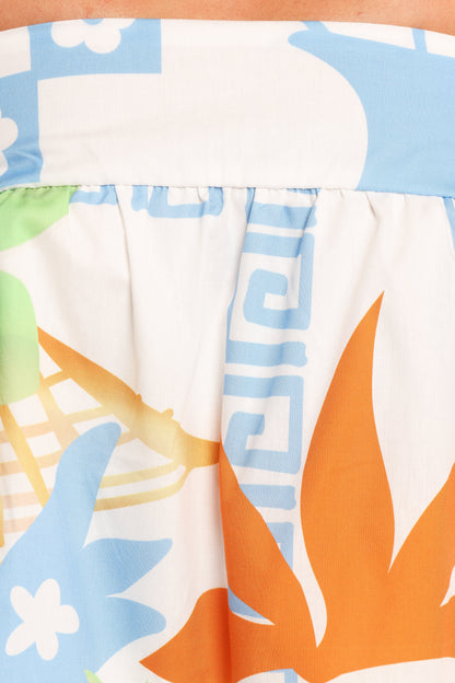 Lila Short Set - White Multi