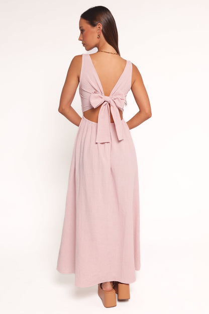 Lillie Maxi Dress - Pale Pink