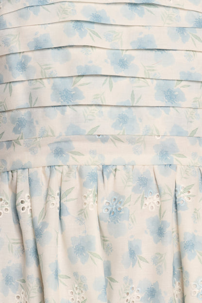 Lisette Midi Dress - Blue