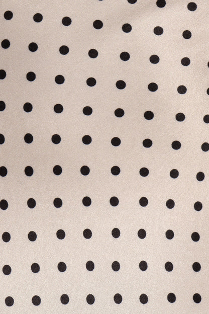 Lizza Maxi Dress - White Polkadot