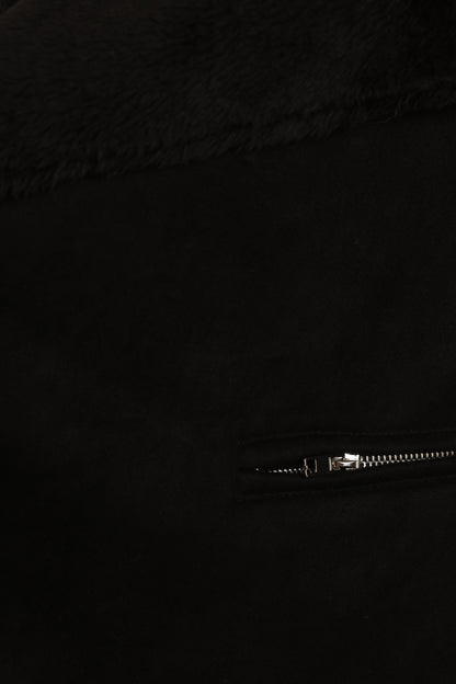 Lopez Faux Sherling Jacket - Black