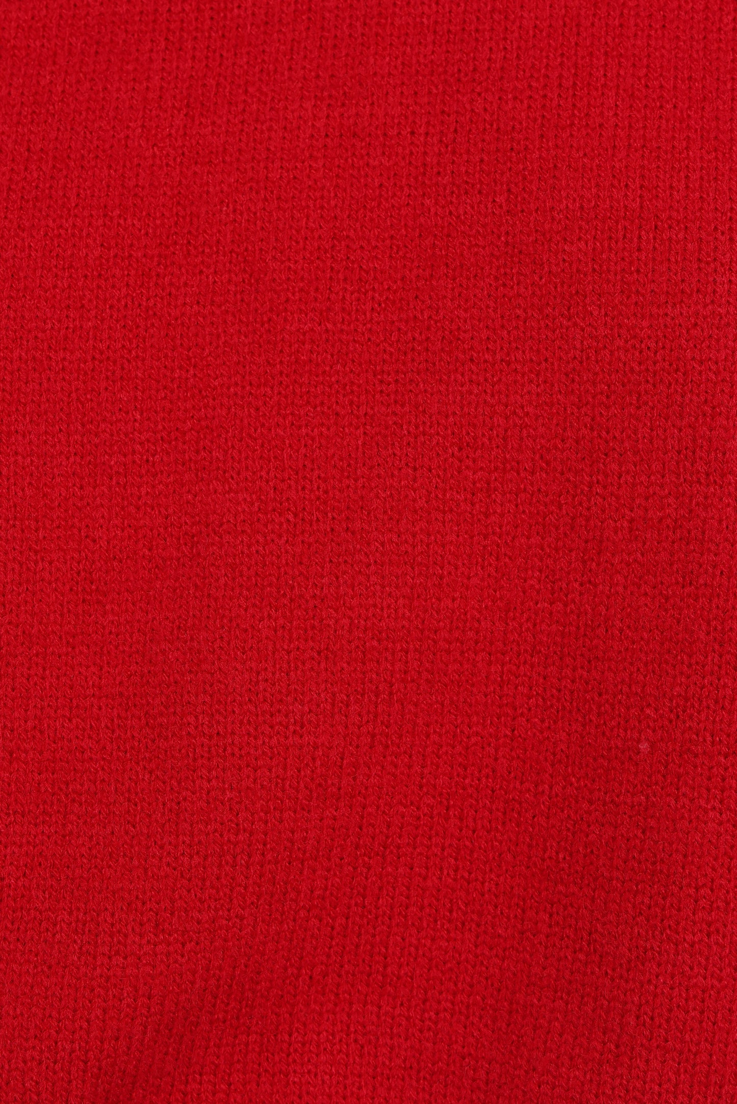 Luda Mockneck Knit Sweater - Red