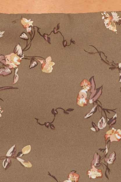 Luna Two Piece Set - Olive Print