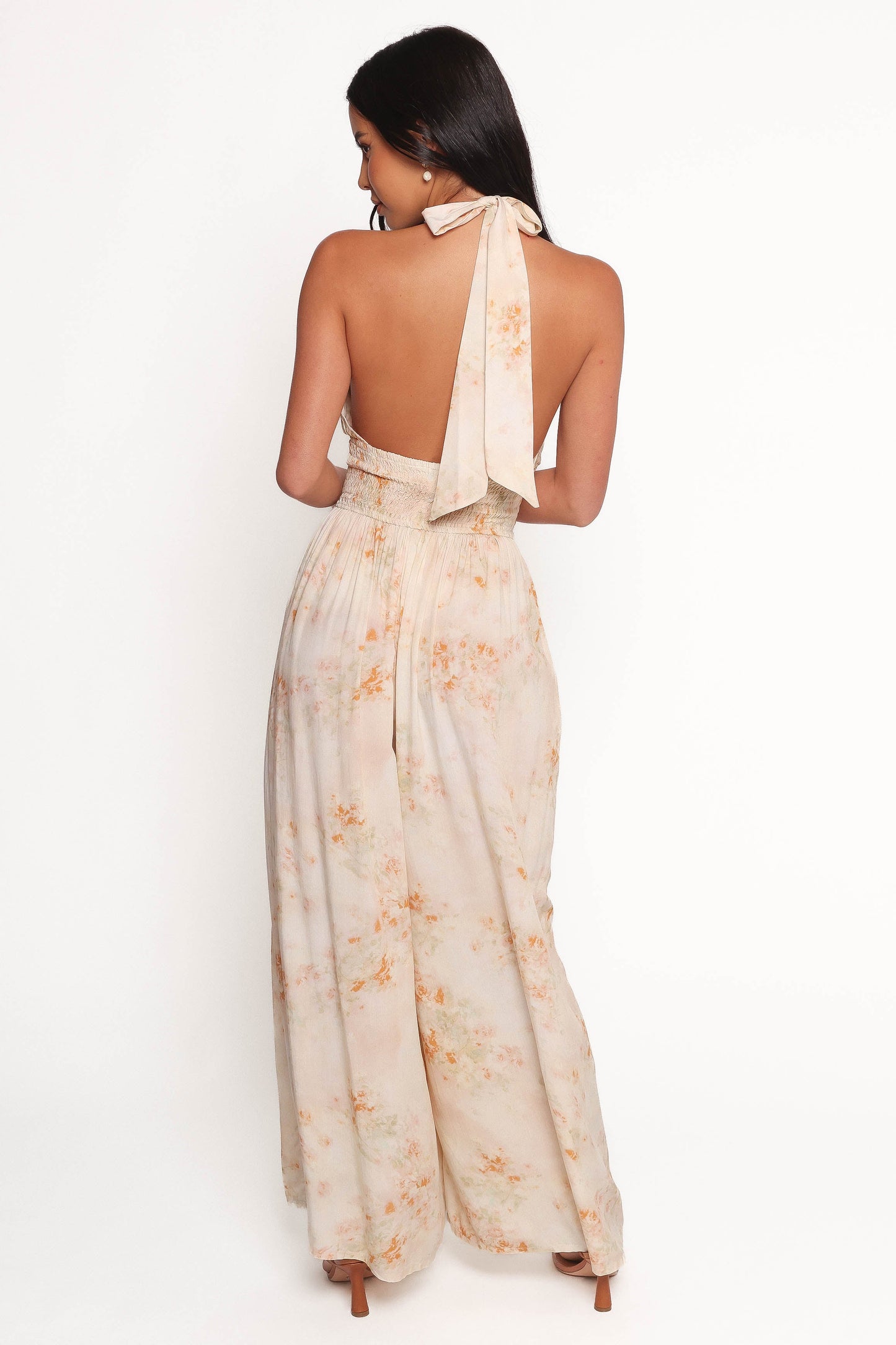 Lunaria Halterneck Jumpsuit - Floral