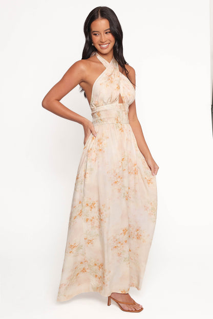 Lunaria Halterneck Jumpsuit - Floral